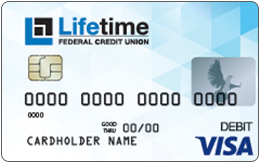 Sample of Lifetime Federal Credit Union Visa Card